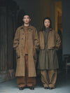 AVIVA JIFEI XUE 24 Autumn and Winter Wool Linen Plaid Casual Coat AJX-FW24-RMC-KWLC-GW Plaid